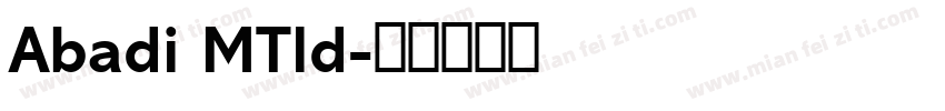 Abadi MTld字体转换